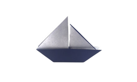 Traditional Origami Sailboat