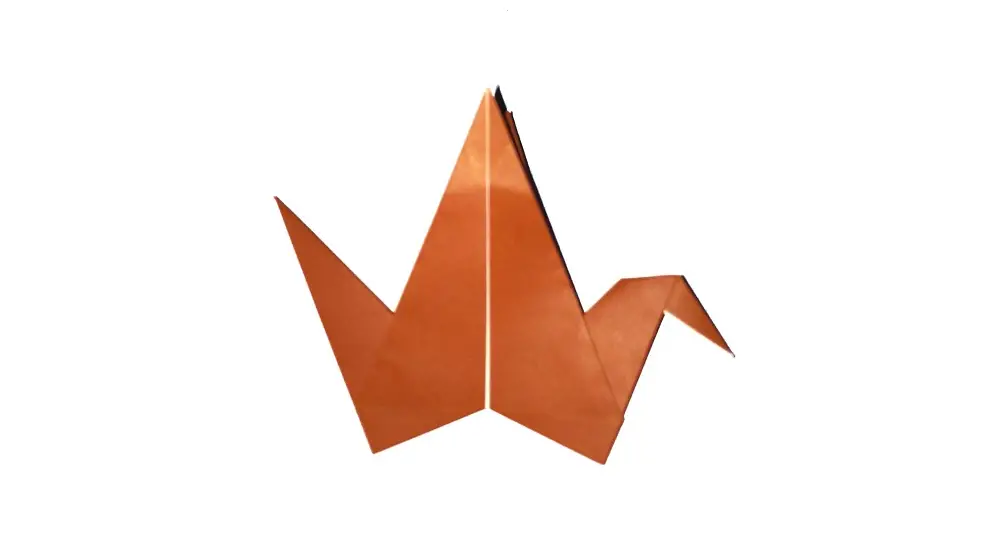 traditional origami flapping bird