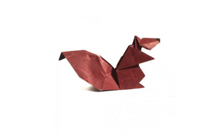 Origami Squirrel, by Hideo Komatsu