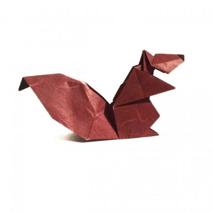 Origami Squirrel, by Hideo Komatsu - Origami Expressions