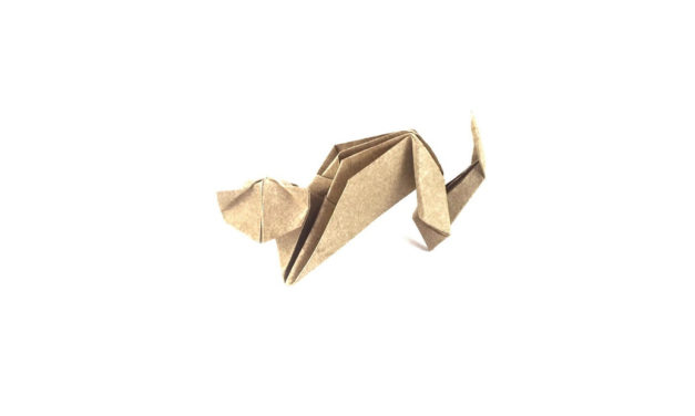 Easy Origami Cat, by Toshie Takahama