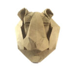 origami lion mask