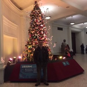 The 2015 OrigamiUSA Holiday Tree and Me