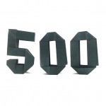 No 500 made using origami