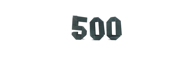 Origami Letters and Numbers