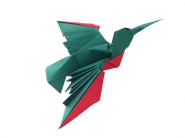 Somebody Requested An Origami Hummingbird Origami Expressions