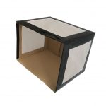 Box with Tissue Paper Added to Windows
