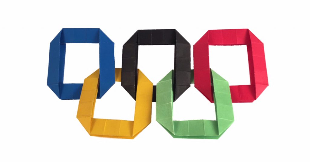 Make your own Origami Olympic Rings! Origami Expressions