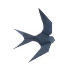 Gen Hagiwara's Origami Swallow