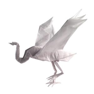 Roman Diaz's Crane - origamiexpressions.com "Taking the Origami Crane to Another Level"