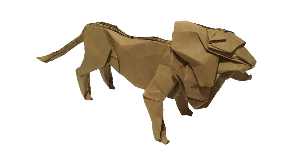The Origami Lion King? Origami Expressions
