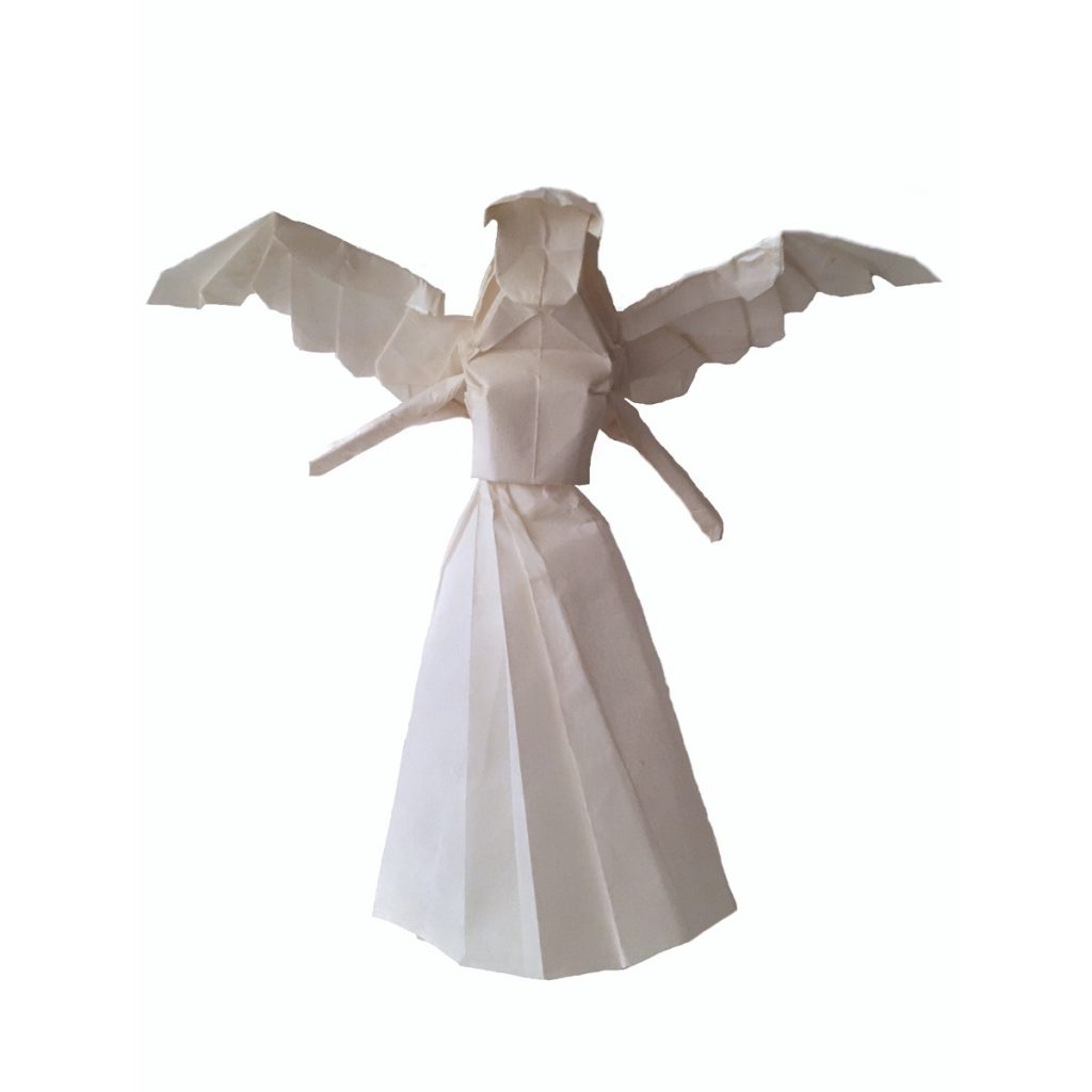 An Origami Angel to top your Christmas Tree! - Origami Expressions