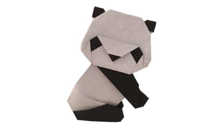 An Origami Panda is just as cute as a real one!