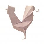 Origami Rooster, designer unknown 