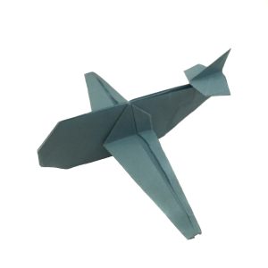 Origami Airplane designed by Jo Nakashima "Up, Up, and Away with an Origami Aeroplane" origamiexpressions.com