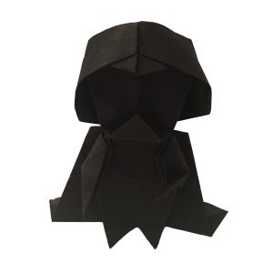 Tadashi Mori's Origami Darth Vader "An Origami Darth Vader for Star Wars Day" origamiexpressions.com