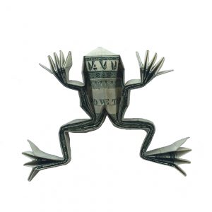 Rudolf Deeg Money Origami Frog "origamiexpressions.com" 