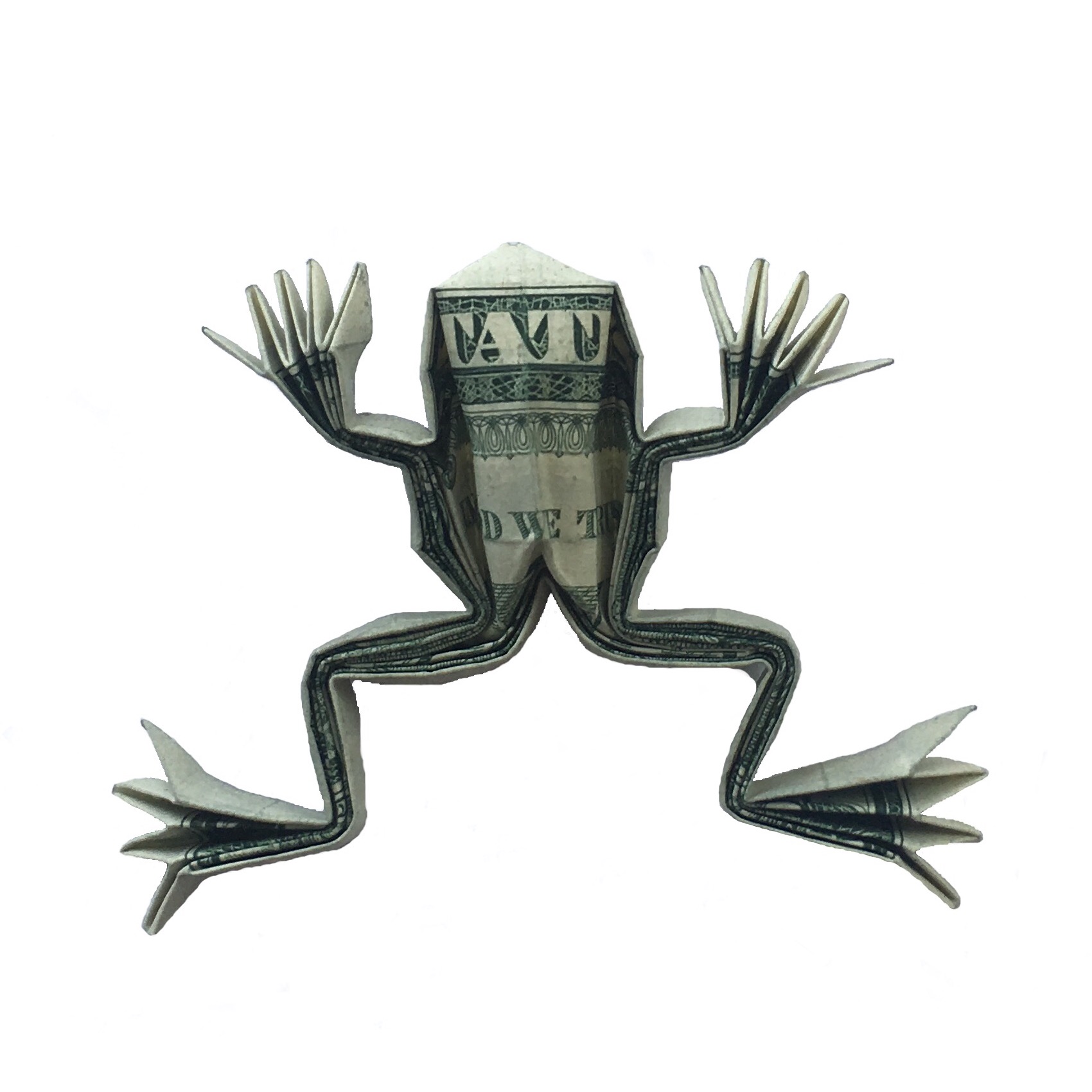 Simple Money Origami Frog