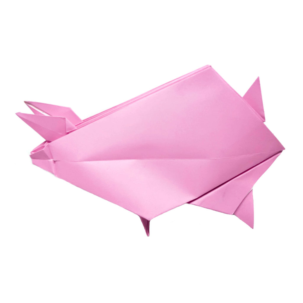 Inflatable Origami Pig