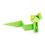easy origami snake by Gen Hagiwara