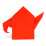 origami teapot