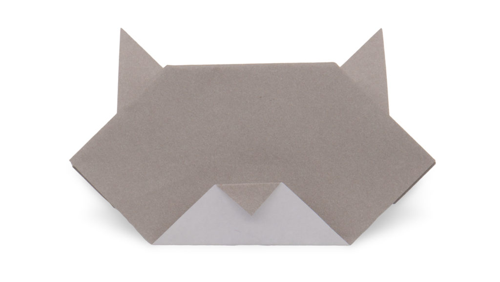 easy origami cat face