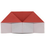 traditional origami house