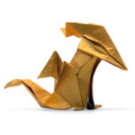 origami baby dragon