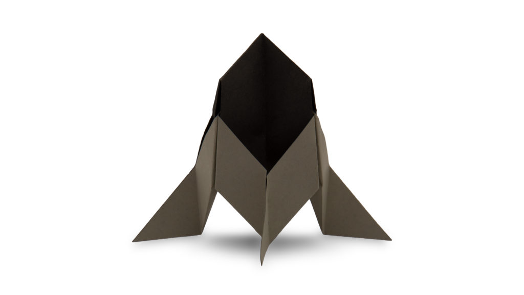 easy origami rocket