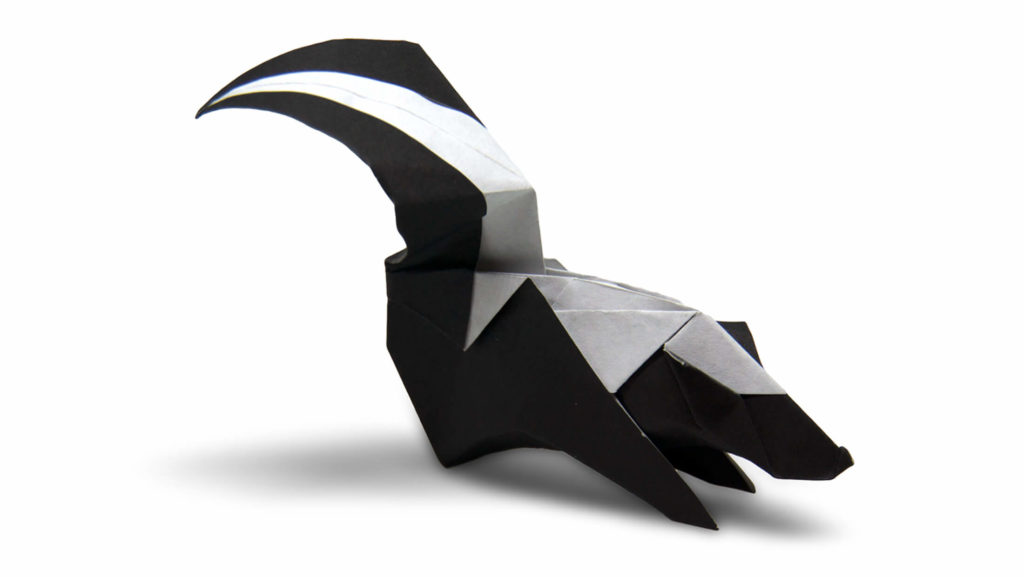 origami skunk