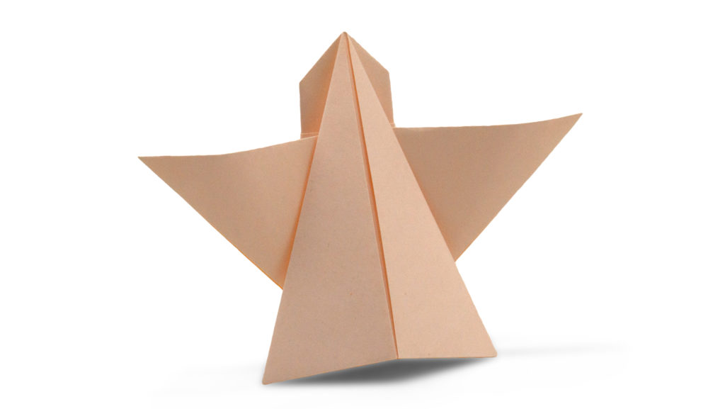 easy origami angel model