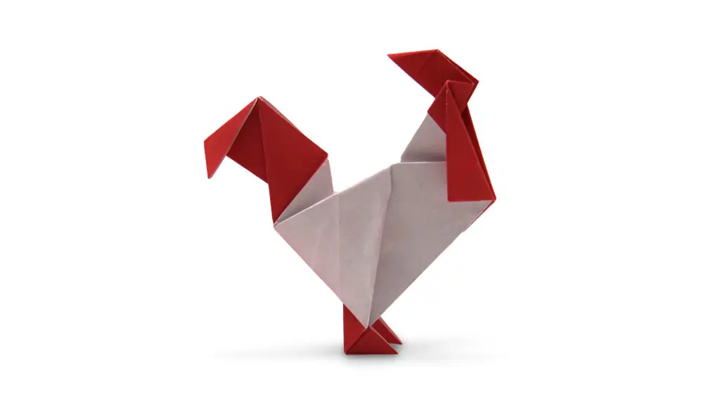 origami chicken