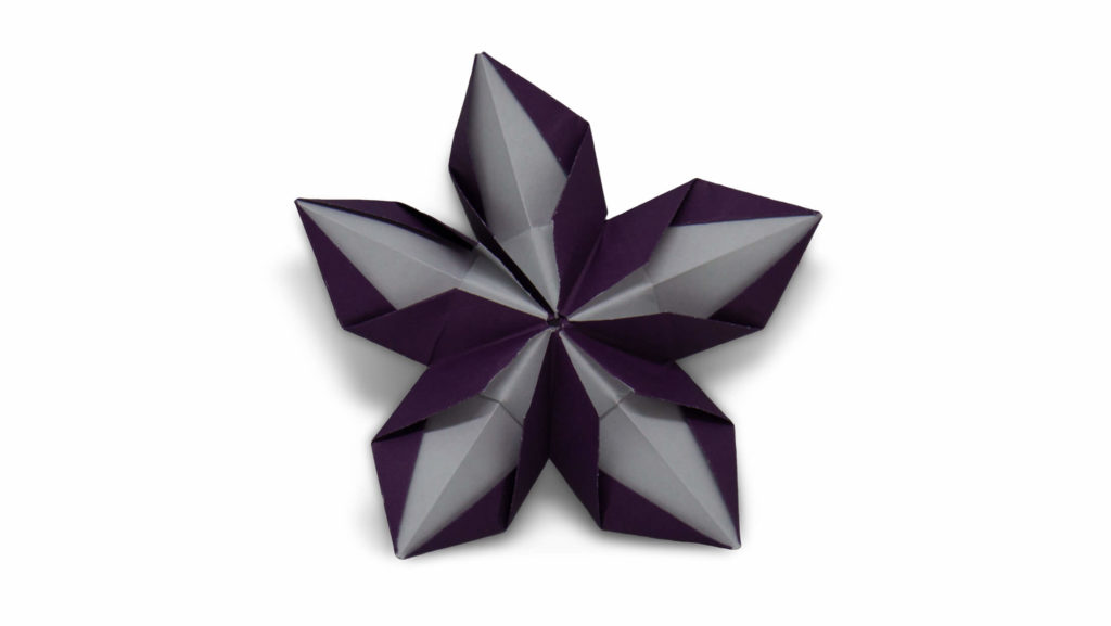 origami modular flower