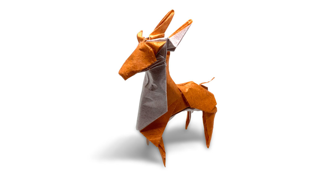 origami white tailed deer