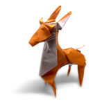 origami white tailed deer