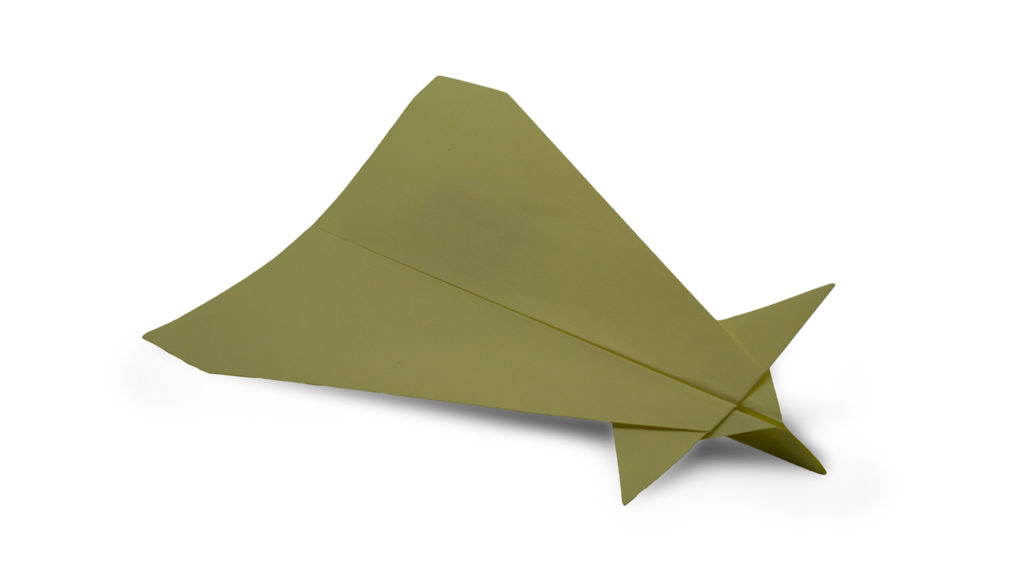 canard paper airplane from the awesome paper airplane book for kids