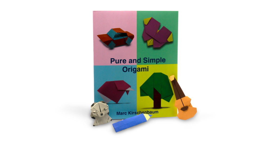 pure and simple origami book with a few of the folded models