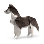 Chen Xiao origami husky model