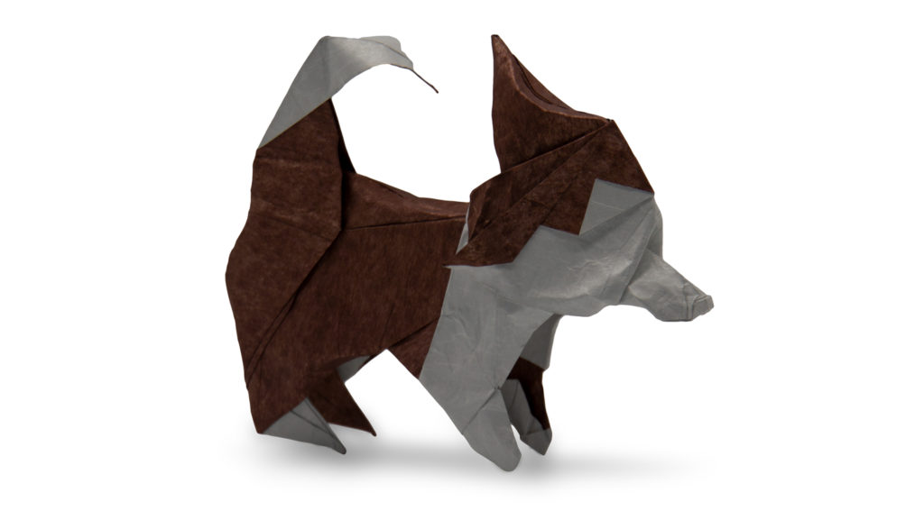 Sebastian Limet’s origami Husky