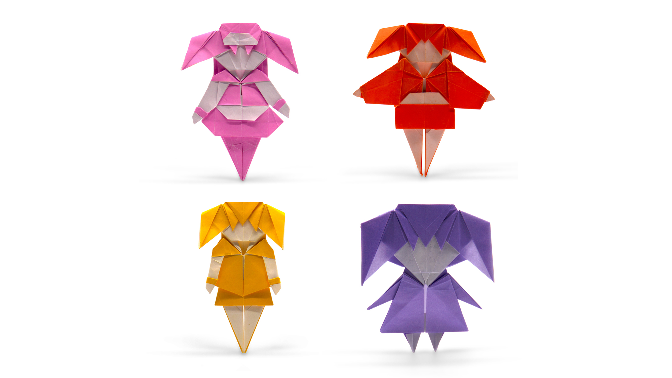 Paper Craft  How To Fold An Origami Character  Paper Folding on Cut Out   Keep