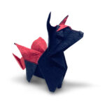 origami dragon dog by peter buchan-symons
